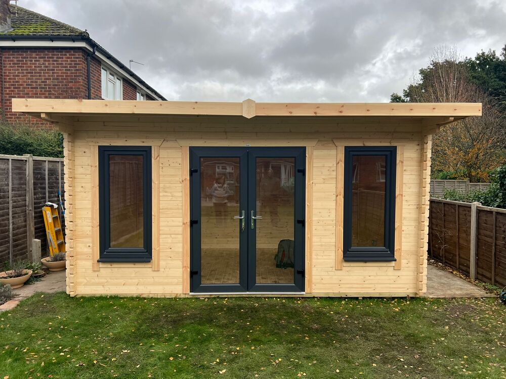 Timber cabin garden building